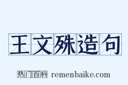 王文殊造句是什么意思的图片